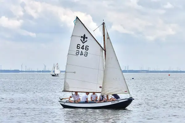 de Loodsen met de 646 op de regionale zeilwedstrijden